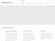 Tablet Screenshot of convinion.com